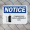 Signmission Compressed Non-Flammable Gas OSHA Notice Sign, Plastic, 14in W x 10in L, 2PK OS-2PACK-NS-P-1014-L-10758 - alternate 8